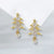 Ethnic Style Snowman Snowflake Elk Alloy Enamel Rhinestones Women's Drop Earrings 1 Pair