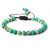 Ethnic Style Solid Color Natural Stone Beaded Bracelets