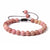 Ethnic Style Solid Color Natural Stone Beaded Bracelets