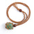 Ethnic Style Solid Color Natural Stone Pendant Necklace 1 Piece