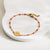 Ethnic Style Virgin Mary Stainless Steel 18k Gold Plated Bracelets