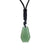 Ethnic Style Water Droplets Natural Stone Crystal Agate Pendant Necklace 1 Piece