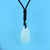 Ethnic Style Water Droplets Natural Stone Crystal Agate Pendant Necklace 1 Piece