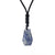 Ethnic Style Water Droplets Natural Stone Crystal Agate Pendant Necklace 1 Piece