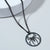 Europe And America Cross Border Ornament Creative New Horror Spider Pendant Stainless Steel Round Dark Halloween Necklace Accessories