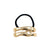 Europe And America  Hair Rope Fashionable  Alloy Seamless Hair Band Butterfly Rubber Band Ponytail Hair Ring Hairware