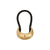 Europe And America  Headwear U-Shaped Alloy Hair Rope High Sense Ponytail Hair Ring  Cold Style Round Head Rope