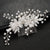 Europe And The United States  Alloy Diamond Luxury Handmade Pearl Hair Comb Bride Wedding Hair Accessories  Direct Sales