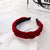 Europe And The United States   Net Red Golden Velvet Braided Headband Woven Temperament Simple Knotted Headband Hair Accessories Manufacturers