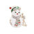 European And American Classic Christmas Series Christmas Brooch Women's Christmas Snowflake Garland Ski Snowman Brooch