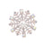 European And American Classic Christmas Series Christmas Brooch Women's Christmas Snowflake Garland Ski Snowman Brooch