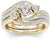 European And American Couple Ring Multi-layer Golden Inlaid Zircon Ring Wholesale