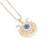 European And American Cross-border Palm Love Demon Eye Pendant Personalized Necklace