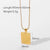 European And American Ins Internet Celebrity Necklace 18k Gold Stainless Steel Text Necklace For Women Fashion Trendy Style Necklace Jewelry