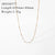 European And American Ins Rust-free Waterproof Stainless Steel Fine Bead Necklace Necklace Women's Minimalist Fashion Ornament