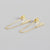 European And American Temperament Long Earrings S925 Sterling Silver Geometric Tassels Earrings