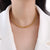 European And American Titanium Steel Plated 18k Gold Design Sense Pull Buckle Necklace Bracelet