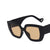 European And American Trend Box Wide-leg Sunglasses New Color Matching Sunglasses Female