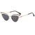 Exaggerated Geometric Ac Cat Eye Full Frame Women's Sunglasses