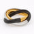 Exaggerated Geometric Titanium Steel Plating Bangle