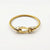 Exaggerated Horseshoe Titanium Steel Polishing Bangle