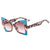 Exaggerated Novelty Bow Knot Pc Butterfly Frame Full Frame Women's Sunglasses