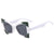 Exaggerated Novelty Bow Knot Pc Butterfly Frame Full Frame Women's Sunglasses