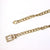 Exaggerated Punk Solid Color Alloy Metal Women's Chain Belts