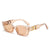 Exaggerated Punk Streetwear Square Ac Square Full Frame Women's Sunglasses