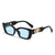 Exaggerated Punk Streetwear Square Ac Square Full Frame Women's Sunglasses