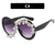 Exaggerated Round Ac Round Frame Diamond Full Frame Women's Sunglasses