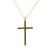 Exaggerated Simple Style Cross Copper Plating Inlay Pearl Zircon Gold Plated Charms