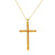 Exaggerated Simple Style Cross Copper Plating Inlay Pearl Zircon Gold Plated Charms