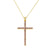 Exaggerated Simple Style Cross Copper Plating Inlay Pearl Zircon Gold Plated Charms