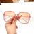 Exaggerated Solid Color Ac Square Full Frame Women's Sunglasses