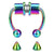 Exaggerated U Shape Titanium Steel Earrings