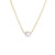 Explosion Accessories Simple Pearl Pendant Stainless Steel Gold-plated Necklace Clavicle Chain Distribution