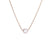 Explosion Accessories Simple Pearl Pendant Stainless Steel Gold-plated Necklace Clavicle Chain Distribution Wholesale