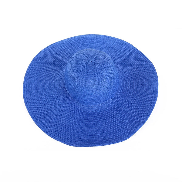 Factory Direct Korean Summer New Straw Hat Hawaiian Sun Hat Women's Beach Hat Outdoor Sun Hat Big Brim Hat