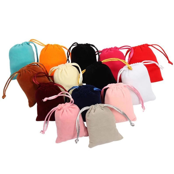 Factory Wholesale Flannel Jewelry Packaging Bag Buddha Beads Jewelry Play Bag Brocade Bag Gift Bag Drawstring Bag