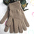 Factory Wholesale Warm Gloves Winter Thickened Fleece-lined Stretch Knitted Five Finger Gloves Hand Men Women Gloves