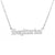 Fairy Style Elegant Princess Letter Constellation Stainless Steel Polishing Plating Titanium Steel Gold Plated Necklace