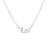 Fairy Style Elegant Princess Letter Constellation Stainless Steel Polishing Plating Titanium Steel Gold Plated Necklace