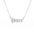 Fairy Style Elegant Princess Letter Constellation Stainless Steel Polishing Plating Titanium Steel Gold Plated Necklace