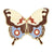 Fairy Style Original Design Cowboy Style Butterfly Alloy Stoving Varnish Plating Women's Brooches