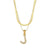 Fashion 18k Gold Plated Double-layer Chain Zircon Letter Stainless Steel Necklace