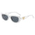 Fashion Ac Oval Frame Full Frame Women's Sunglasses