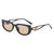 Fashion Ac Oval Frame Full Frame Women's Sunglasses