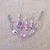 Fashion Angel Elf Crystal Necklace Earring Bracelet Jewelry Set Wholesale