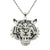 Fashion Animal Alloy Diamond Men's Pendant Necklace